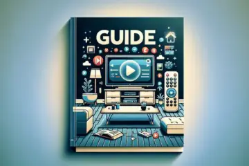 alt_text: A guide cover showing a living room with a TV displaying the XCIPTV app interface, a Firestick remote, and digital streaming icons.