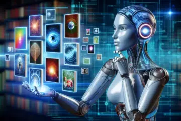 An AI assistant requesting a topic to generate a cover image.