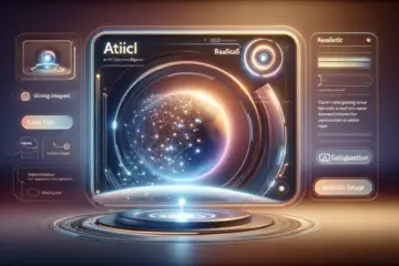 alt_text: A prompt creation interface requesting a topic for a realistic AI-generated cover image.