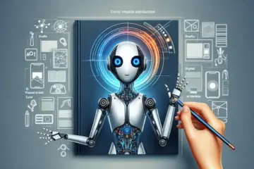 A friendly AI assistant offering help to create a cover image.