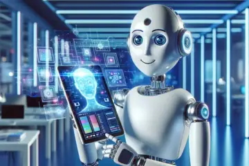 alt_text: A friendly AI assistant offering to help create a custom, realistic cover image.