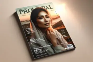 A professional magazine cover featuring a prominent, intriguing subject with natural lighting and tasteful graphic design.
