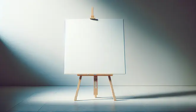 alt_text: A blank canvas awaiting the subject for its cover image.